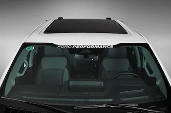 Ford Performance F-Series Silver Windshield Banner