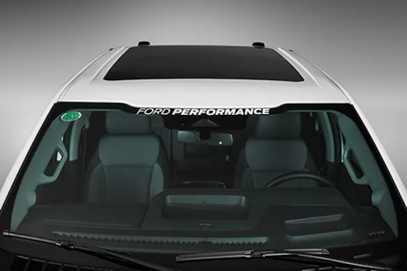 Ford Performance F-Series Silver Windshield Banner Main Image