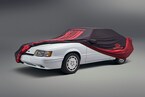 Fox Body Black/Red Car Cover Main Image