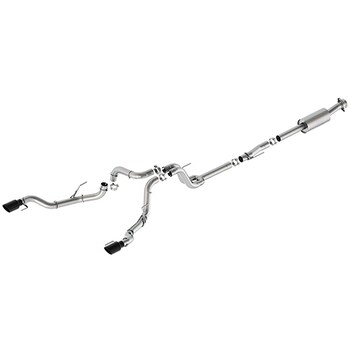 F-150 EXTREME EXHAUST - BLACK - BUMPER EXIT