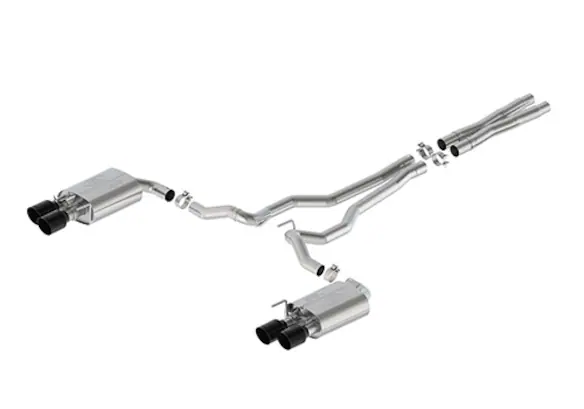 Mustang 5.0L Extreme Active Cat-Back - Black Tip Main Image