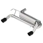 2021-2025 BRONCO 2.7L SPORT TUNED AXLE-BACK EXHAUST - BLACK CHROME TIPS Main Image