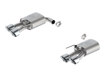 Mustang 5.0L Extreme Active Axle-Back W/Valance - Chrome Tip