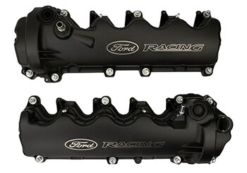 Mustang 2005-2010 Ford Racing Black Coated 3-Valve Cam Covers