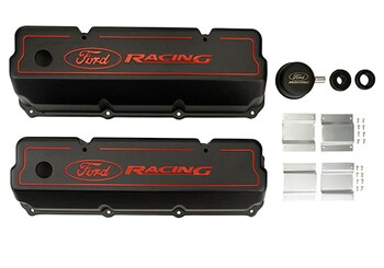 Cleveland Black Aluminum Valve Cover