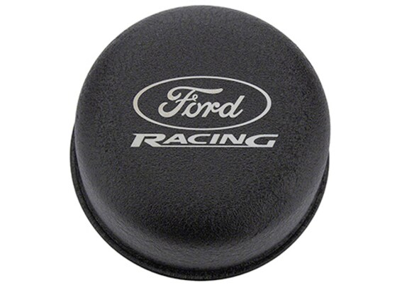 Black Breather Cap with Ford Racing Logo Main Image