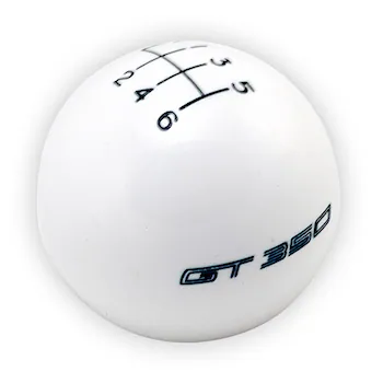 Mustang GT350 2015-2019 Ford Performance White 6-Speed Shift Knob